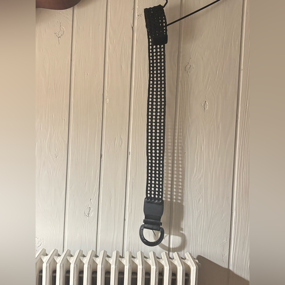 Black Mesh Belt